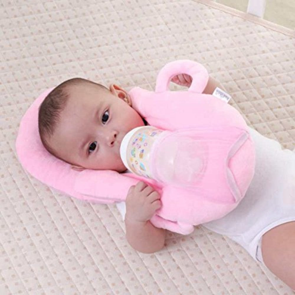 2 in 1 Velevt Stuff Baby Feeder with Neck Pillow Supporter